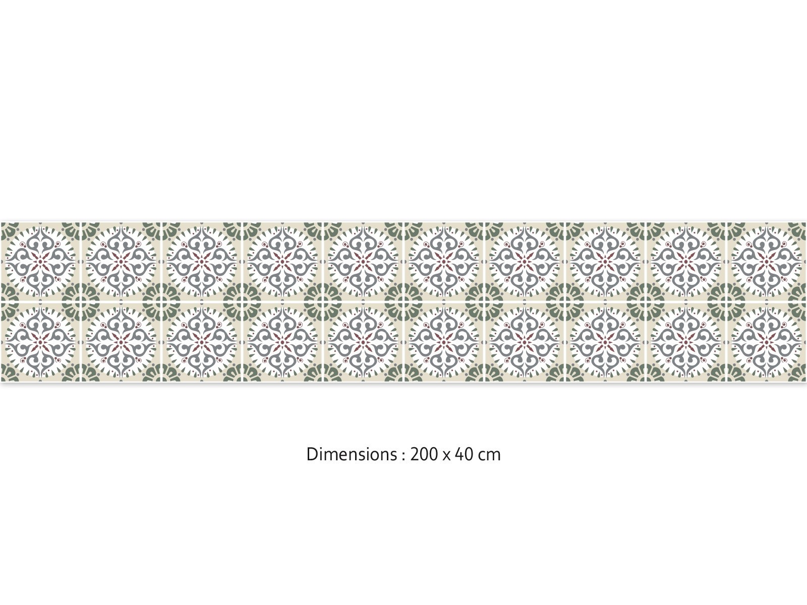Crédence cuisine adhésive Carreaux de ciment Sevilla