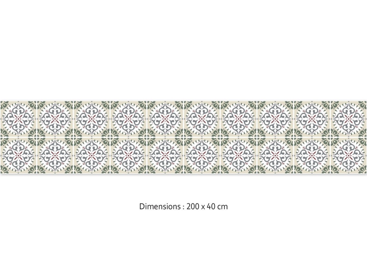 Crédence cuisine adhésive Carreaux de ciment Sevilla 200 x 40