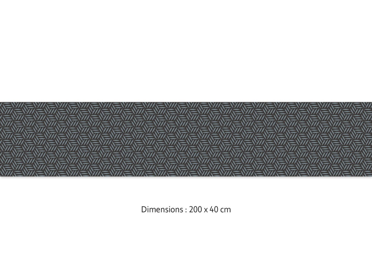 Crédence cuisine adhésive New inox 200 x 40