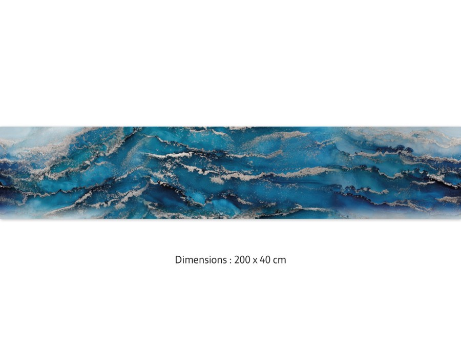 Crédence cusine adhésive Vagues
