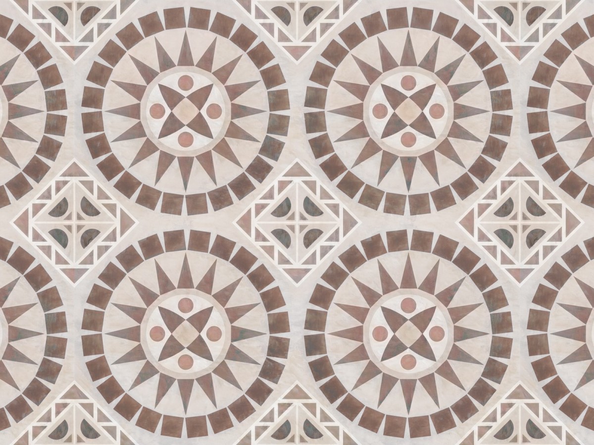 Crédence cuisine adhésive Mosaïque rouge - zoom