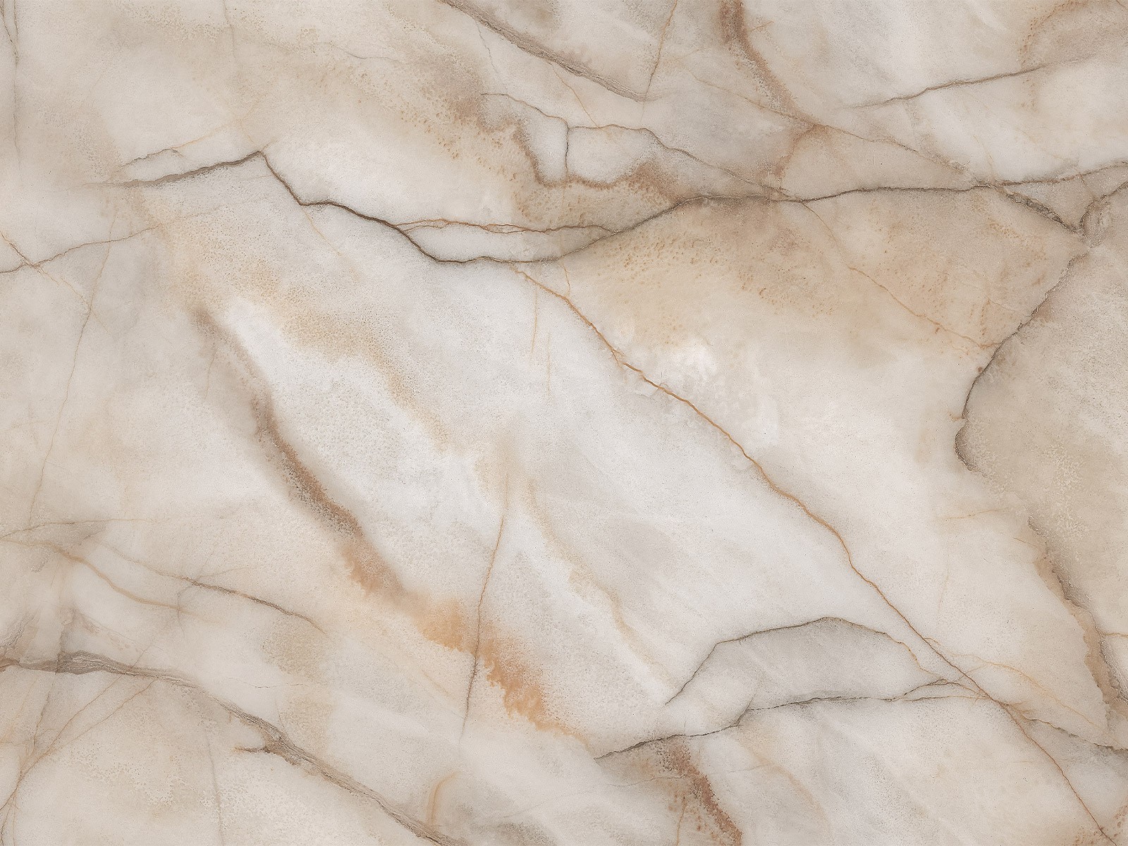 Crédence cuisine adhésive marbre beige et brun