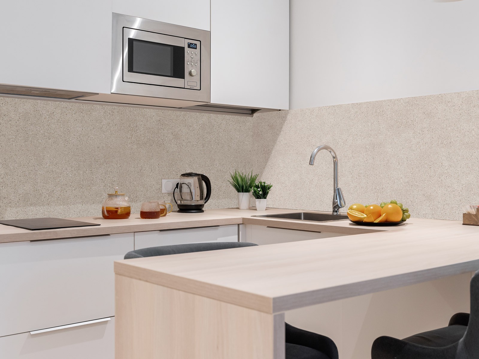 Crédence cuisine adhésive granit beige Crédence cuisine adhésive granit beige