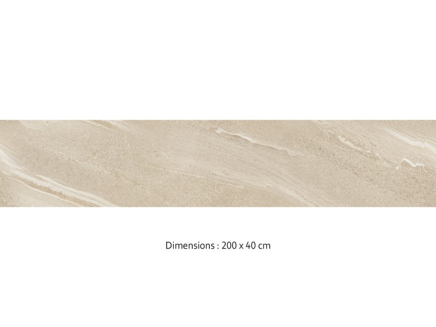 Crédence cuisine adhésive grès beige foncé