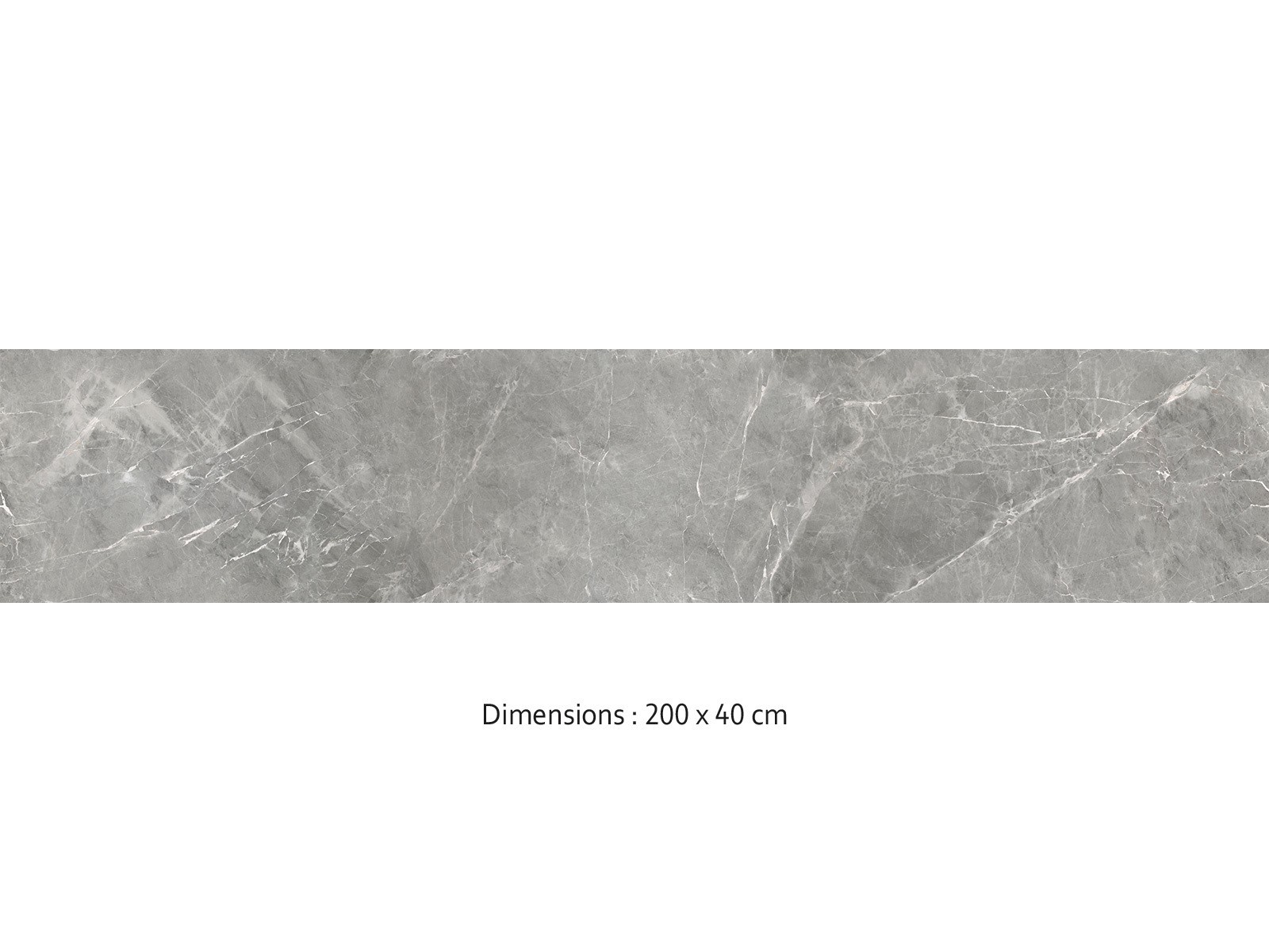 Crédence cuisine adhésive marbre gris