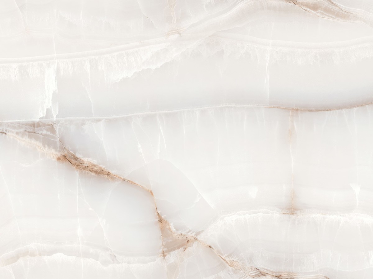 Crédence cuisine adhésive onyx blanc - zoom
