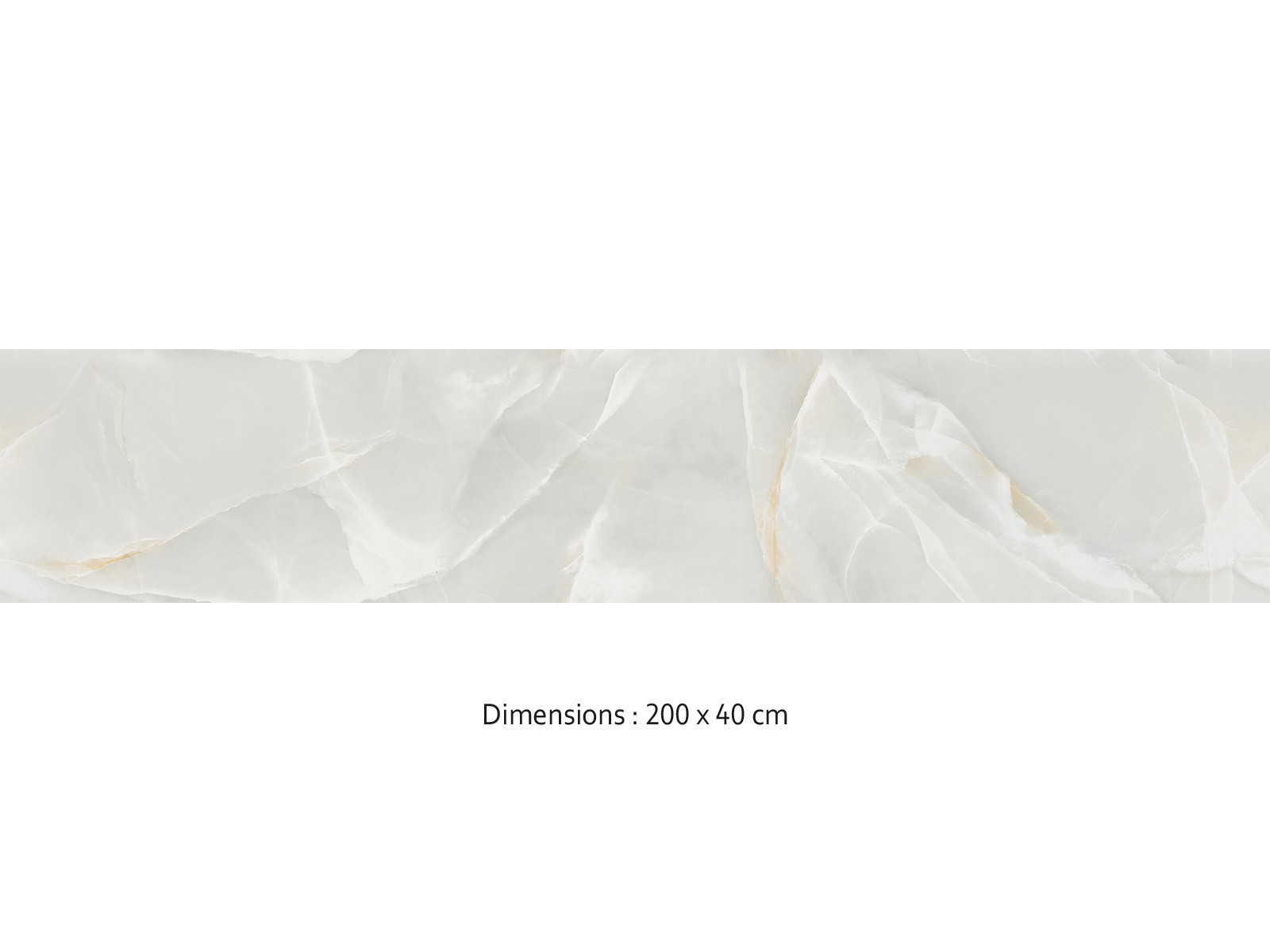 Crédence cuisine adhésive onyx gris et or