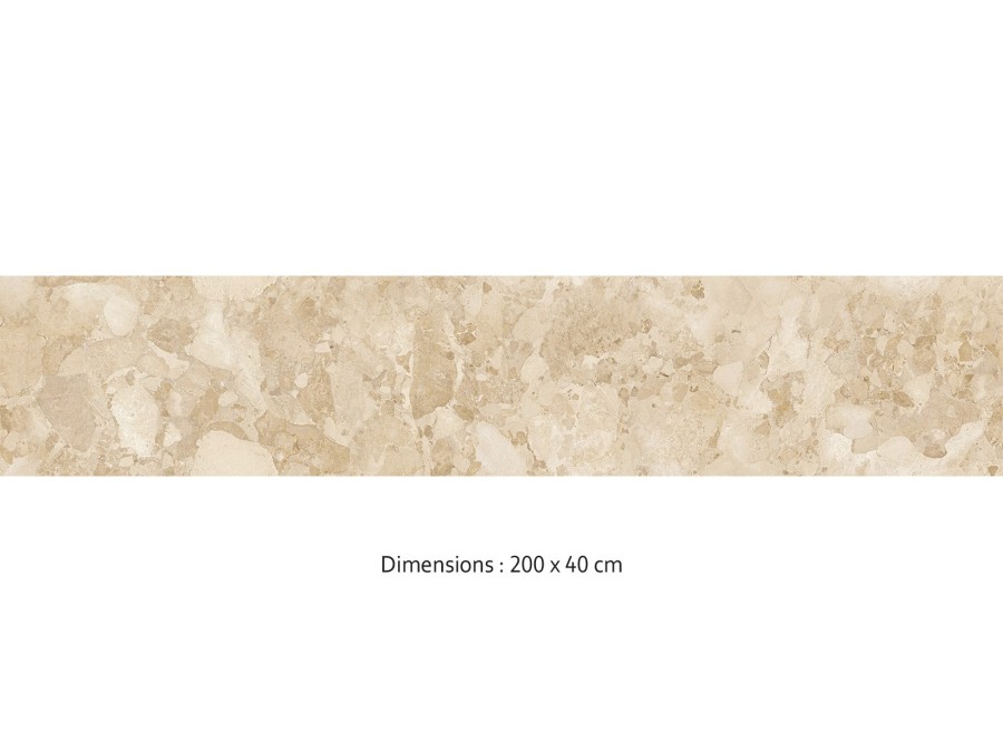 Crédence cuisine adhésive marbre Breccia Sarda