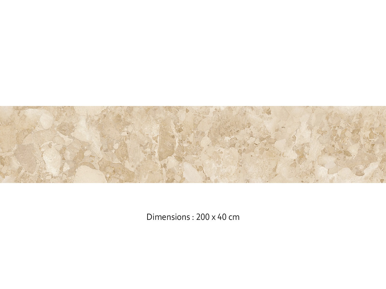 Crédence cuisine adhésive marbre Breccia Sarda