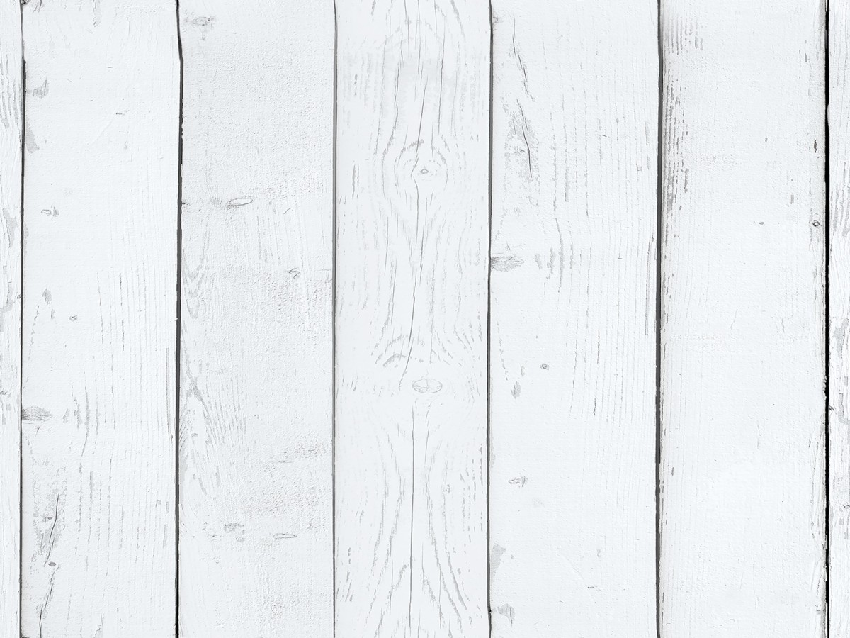 Crédence cuisine adhésive Palissade de bois blanche - zoom