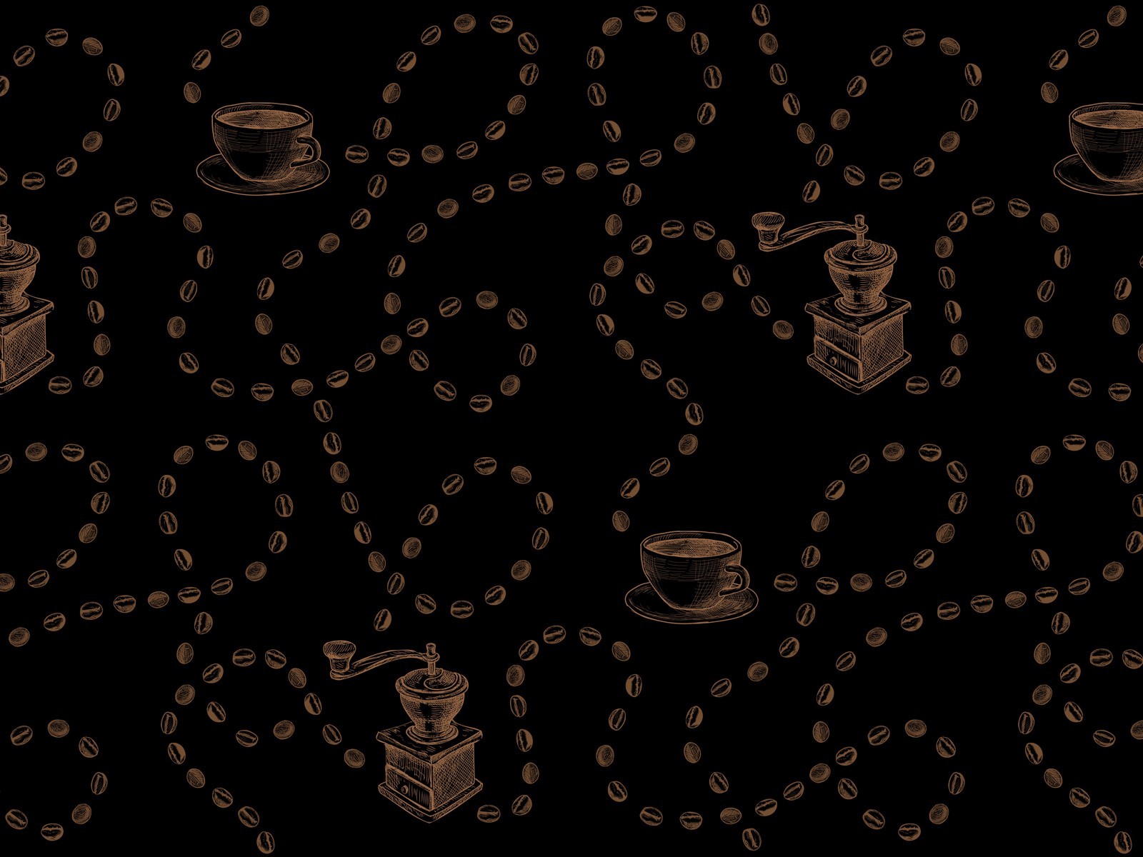 Crédence cuisine adhésive motif café