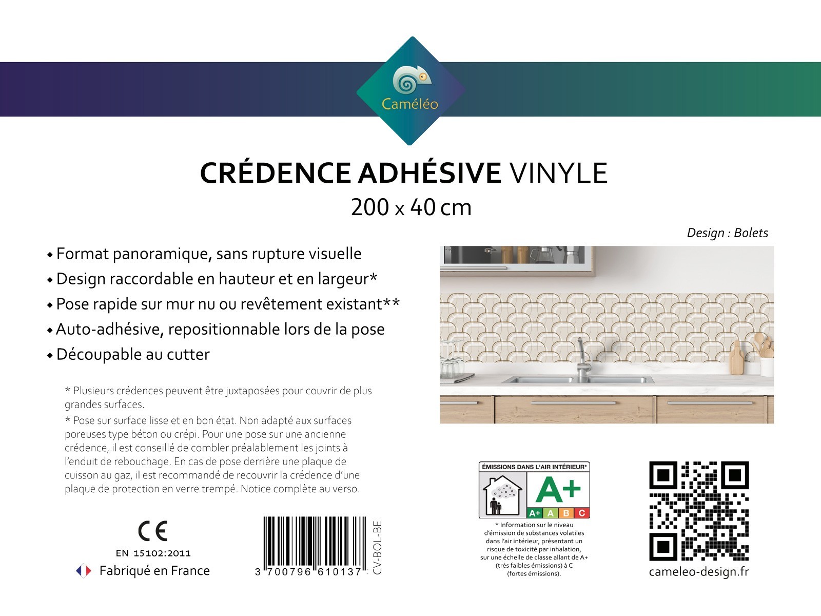 Crédence cuisine adhésive Bolets